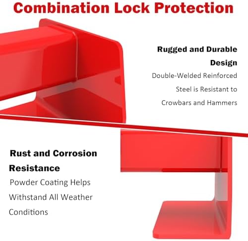 Shipping Container Lock, Cargo Door Lock with 2 Keys