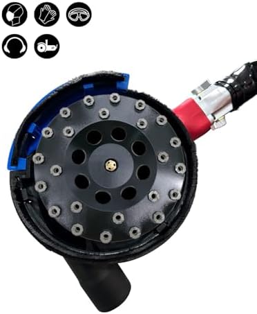 Diamond Grinding Cup Wheel for Hard Concrete Floor, Epoxy Coating Removal, 24 Aggressive Honeycomb Segments, 7 Inch 5/8”-11 Thread, 16/20 Grit