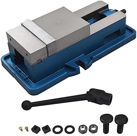 6In x 5.9In CNC Milling Machine Vise Lockdown Bench Vise, Without Base Clamp Vise, High Precision Clamping