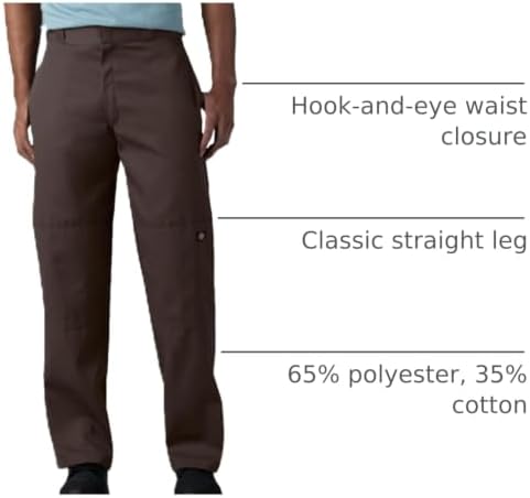 Dickies Mens Loose Fit Double Knee Work Pants