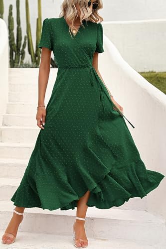 PRETTYGARDEN Women's Boho Floral Summer Maxi Dresses