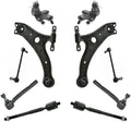 TRQ Front Steering & Suspension Kit Ball Joint Control Arm Sway Bar