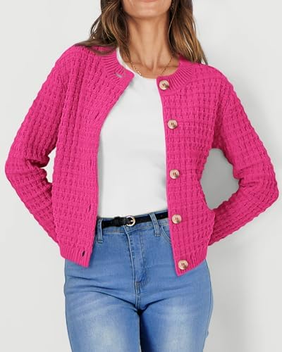 PRETTYGARDEN Women's Fall Lightweight Cardigan Sweaters