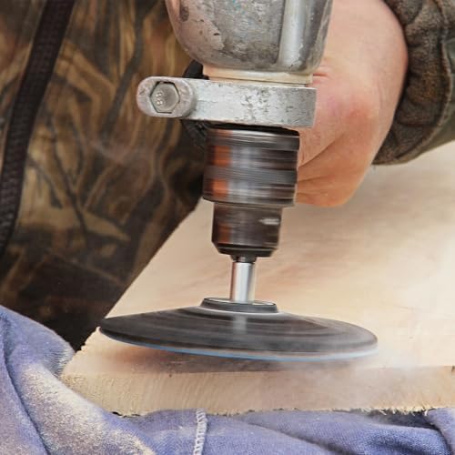 Landical 150 Pcs 3 Inch 40 Grits Sanding Discs Quick Change Zirconia Lock Sanding Disc for Die Grinder Surface Strip Grind Polish Finish Burr Rust Paint Removal