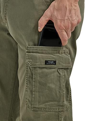 Wrangler Authentics Men's Relaxed Fit Stretch Cargo Pant