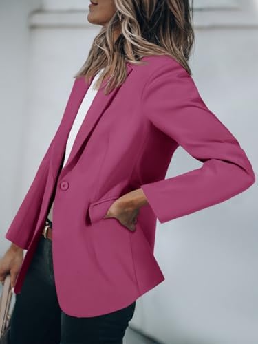 Cicy Bell Womens Casual Blazers Long Sleeve Work Office Suit Jackets Blazer