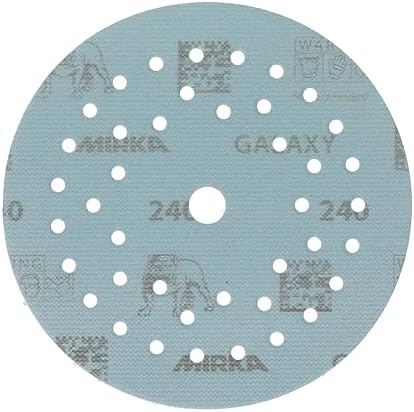 Mirka Galaxy Multifit Sandpaper 5 Inch Grit 240 50 Discs Pack