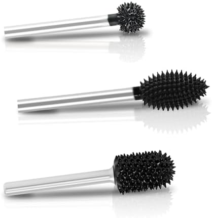 CAELUM Carbide Rotary Burr Set 3 Pcs, 1/8" Coarse, for Dremel Rotary Tools