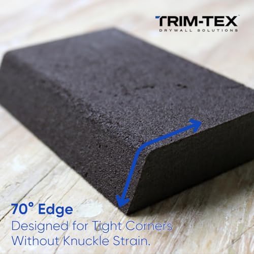 24 Pack Trim-Tex Dual Angle Sanding Block, Medium/Fine Grit | 40% Larger, Prevents Gouging & Scuffing for Flawless Finish | Model #885 | Family-Owned, USA-Made