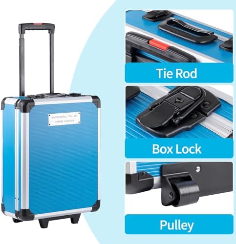 346 Pcs Tool Sets,18V Electric Power Drill Set, Cordless Drill for Men, Household Home DIY Hand Tool Kits,18+1 Clutch Cordless Power Drill Set for Thanksgiving, Christmas,Father's Day (Blue)