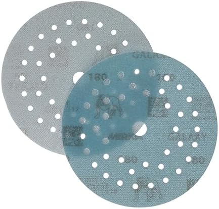 Mirka Galaxy Multifit Sandpaper 5 inch Grit 180 50 Discs Pack