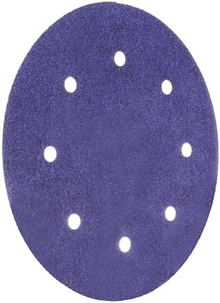 Cubitron II 3M Hookit Clean Sanding Abrasive Disc 31376, 8 in, 80+ Grade, Pack of 25 Discs, Virtually Dust-Free, High Performance, Long Lasting, Multi-Hole Pattern, Feather Edging, Stock Removal
