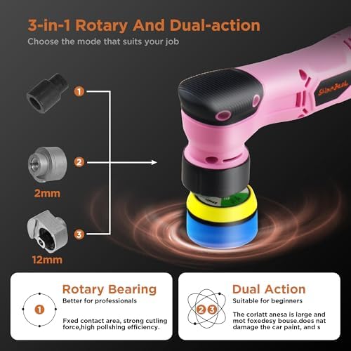 Cordless Mini Car Polisher RO/DA 11 Speeds for Polishing