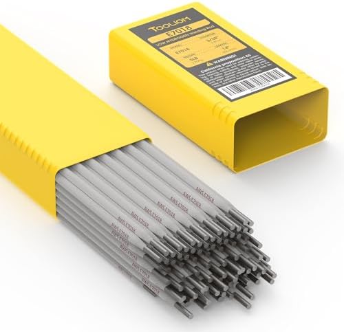 TOOLIOM E7018 Welding Rod Low-Hydrogen Stick Electrodes, 3/32" 5LB
