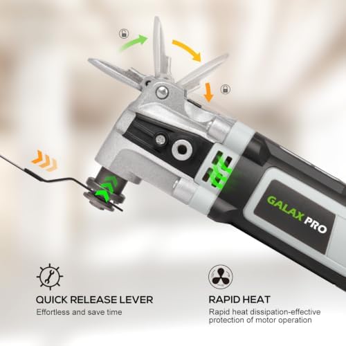 GALAX PRO 3.5A Oscillating Multi Tool Corded, 22000 OPM Power Tool Kit