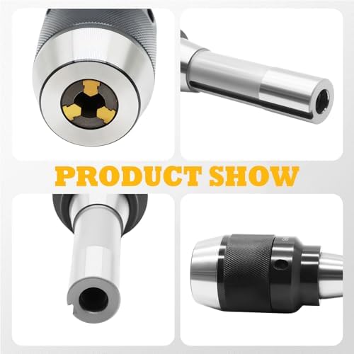 1/64"- 1/2" Special Heavy Duty Keyless Drill Chuck With R8 Shank