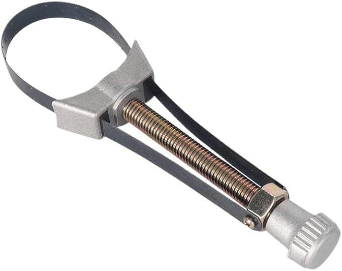 Adjustable Oil Filter Removal Strap Wrench Compatible With Car Auto Motorcycle 60mm To 120mm Diameter