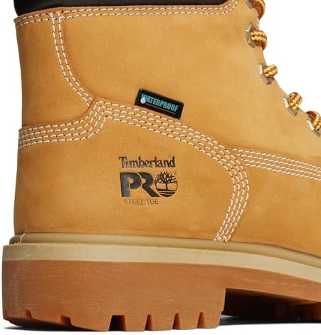 Timberland PRO Women’s Direct Attach 6 Inch Steel Safety Toe Insulated Waterproof Industrial Work Boot
