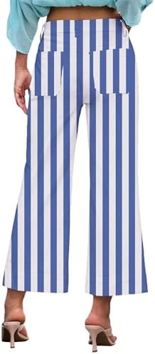 Wide Leg Jeans for Women Trendy High Waisted Flare Jeans Cropped Pants Stretchy Baggy