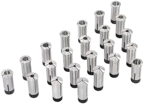 5C 3mm-25mm x 1mm Metric Collet Set 23 Piece 0.0005" Accuracy appropriate for Engraving Machine