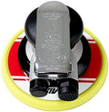 AirVANTAGE Industrial Grade Random Orbital Air Sander Non-Vacuum With Low-Profile Pad, 1/4 in. NPT Air Inlet (6": 3/16- Hook & Loop)