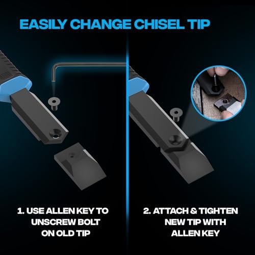 OX Pro Replaceable Chisel Tip for Finishing 19mm - 1 Pack