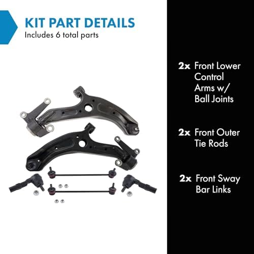 TRQ Front Steering & Suspension Kit Front
