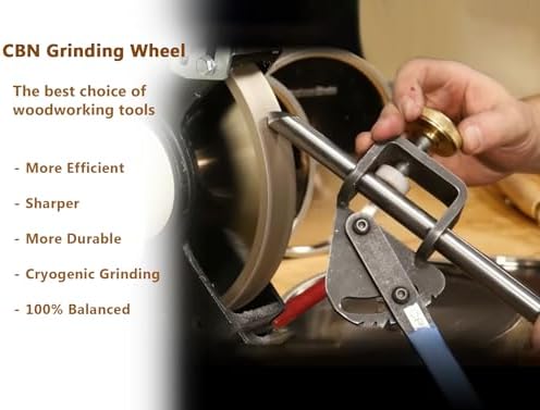 CBN Grinding Wheel 8 inch 1000 Grit, 1" Wide, 5/8" Arbor