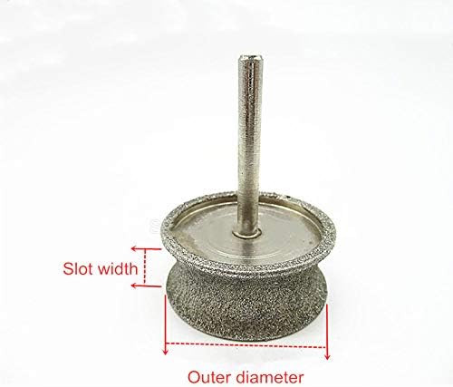 1Pc Bracelet Polishing Grinding Wheel Round Pit Ring Arc Heads Diamond Mounted Points Concave Type Head Abrasive Jewelry Carving,60mmX20mm Coarse