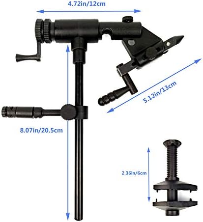 Riverruns II Generation Rotary Fly Tying Vise 360 Degree Rotation Ultra Light Rotary Fly Vise