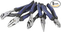 Kobalt 5 Piece Plier Set - Household Tool Set