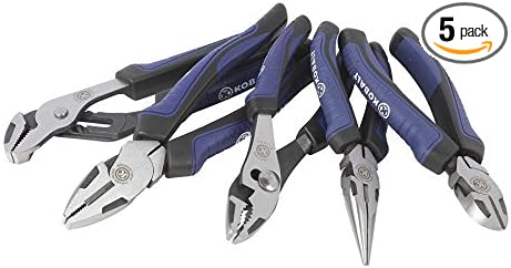 Kobalt 5 Piece Plier Set - Household Tool Set