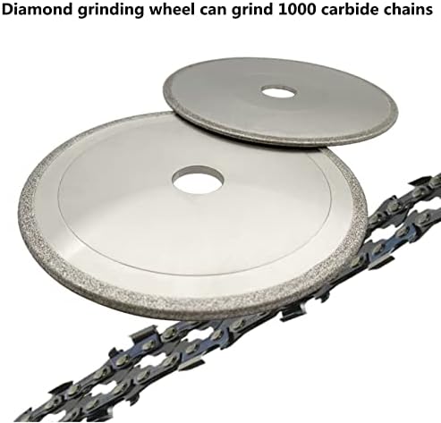 Diamond 5-3/4” Chainsaw Grinding Wheel 3/16" Thick for 3/8" and .404 Pitch Carbide Chains (3/16 inch Thick)