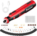 AVID POWER 8V Cordless Rotary Tool 5 Speeds Dog Nail Grinder 4 LED Lights
