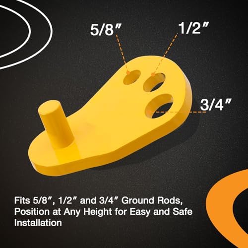 Universal Ground Rod Driver Fits 5/8, 1/2, and 3/4 Inch Grounds Rods