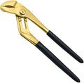 WEDO 10-Inch Tongue-and-Groove Pliers, Brass Groove Joint Pliers with Non-Slip Handle, Adjustable Pliers for Home Repair, Gripping, Nuts, Pipe & Fittings