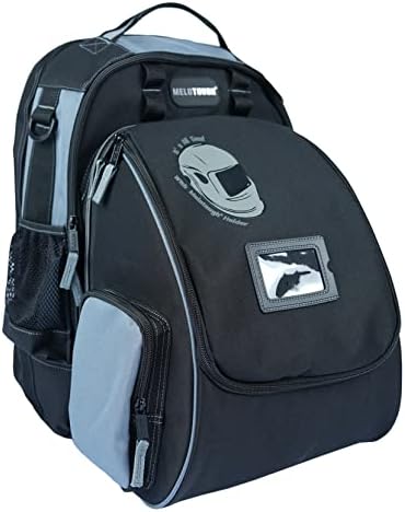 MELOTOUGH Backpack, Welding Bag for Tools and Helmet, Extreme Gear Pack, Large Capacity, Grey