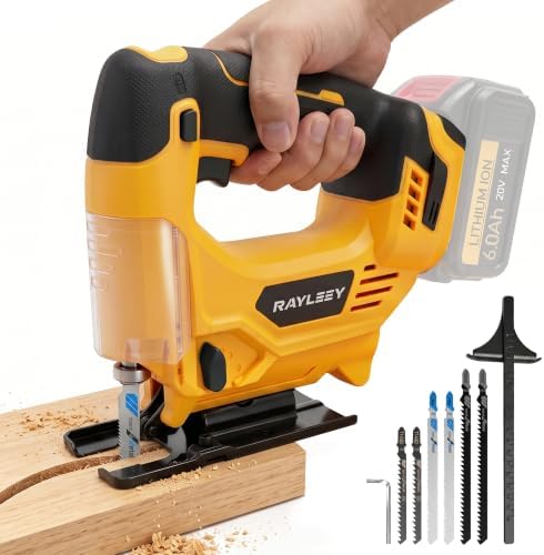 Cordless Jigsaw Compatible With Dewalt 20V MAX Battery (No Battery)