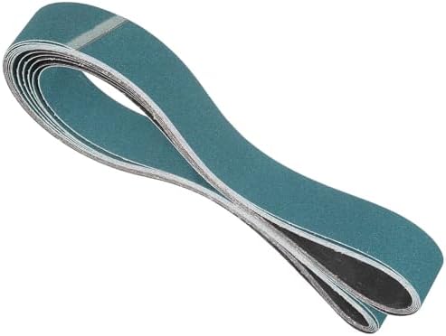6 Pcs Sanding Belts 2 x 72 Inch 100 Grit Zirconia