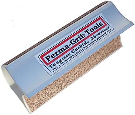 Perma-Grit Contour Sanding Block, Tungsten Carbide, Course Grit, Sanding Block, 5.5" x 2"