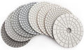SHDIATOOL 4 Inch Wet Diamond Polishing Pads 8PCS Mixed Grit for Stone