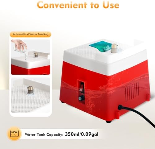 Mini Color Grinder, 110V Portable Electric Stain Grinder, Industrial Stain Glass Art Grinding Tool, 4200r/min DIY Grinding Tool