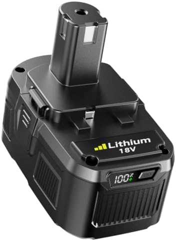 Upgraded 1-Pack 18v 3000mAh Replacement for Ryobi 18v Battery
