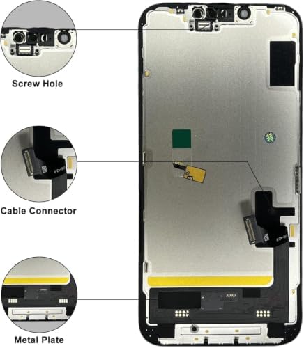 NB+ for iPhone 14 Screen Replacement Soft OLED 3D Touch Display with Repair