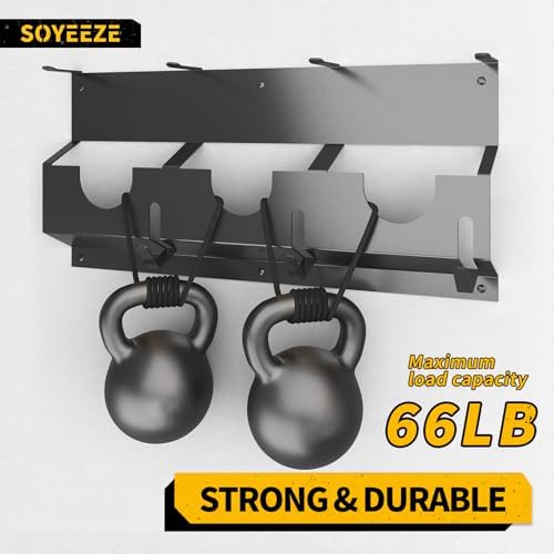 SOYEEZE Angle Grinder Holder, Angle Grinder Tool Stand for Milwaukee/Dewalt 2 Pack, 6 Bay Tool Storage Rack, Wall Mount Bracket for Cutters Polishers, Garage and Workspace