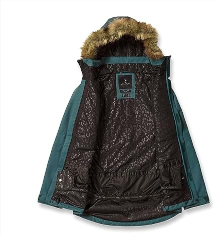 Volcom Women's Fawn Insulated Snowboard Ski Winter Hooded Jacket