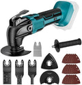Cordless Oscillating Tool for Makita 18V Battery(No Battery), 6 Variable Speed Brushless-Motor Tool, 22Pcs Multi Tool Kit, Oscillating Saw for Scraping, Sanding, Cutting Wood