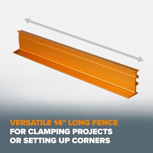 BORA 14-Inch Bench Dog Fence Stop with Quick-Adjust Pegs
