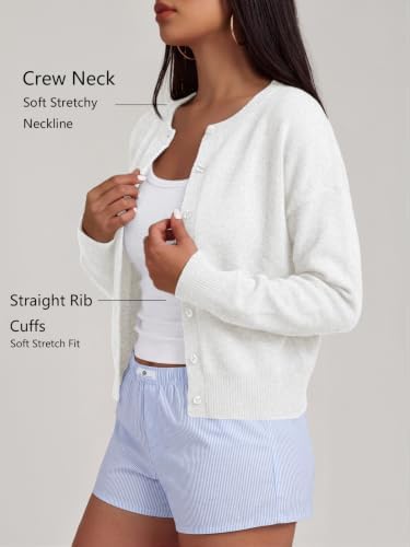 Trendy Queen Cropped Cardigan Sweaters for Women Fall Fashion Clothes 2026