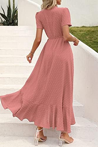 PRETTYGARDEN Women's Boho Floral Summer Maxi Dresses